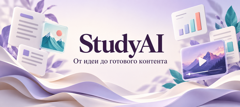 StudyAI — платформа с нейросетями для текста, изображений, видео